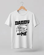 Daddy and Me Graphic Half Sleeve T-Shirt