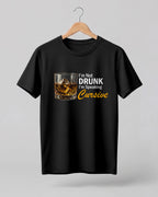 Speaking Cursive Whiskey Half Sleeve T-Shirt