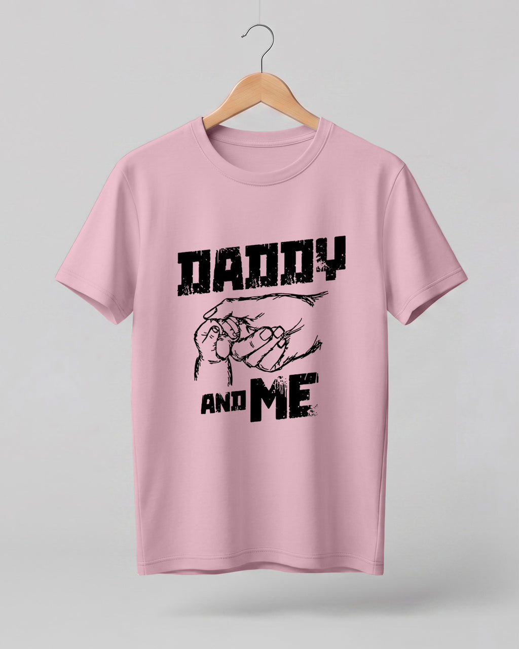 Daddy and Me Graphic Half Sleeve T-Shirt