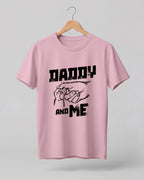 Daddy and Me Graphic Half Sleeve T-Shirt