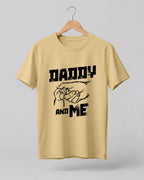 Daddy and Me Graphic Half Sleeve T-Shirt