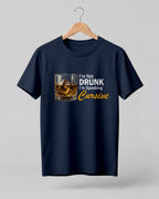Speaking Cursive Whiskey Half Sleeve T-Shirt