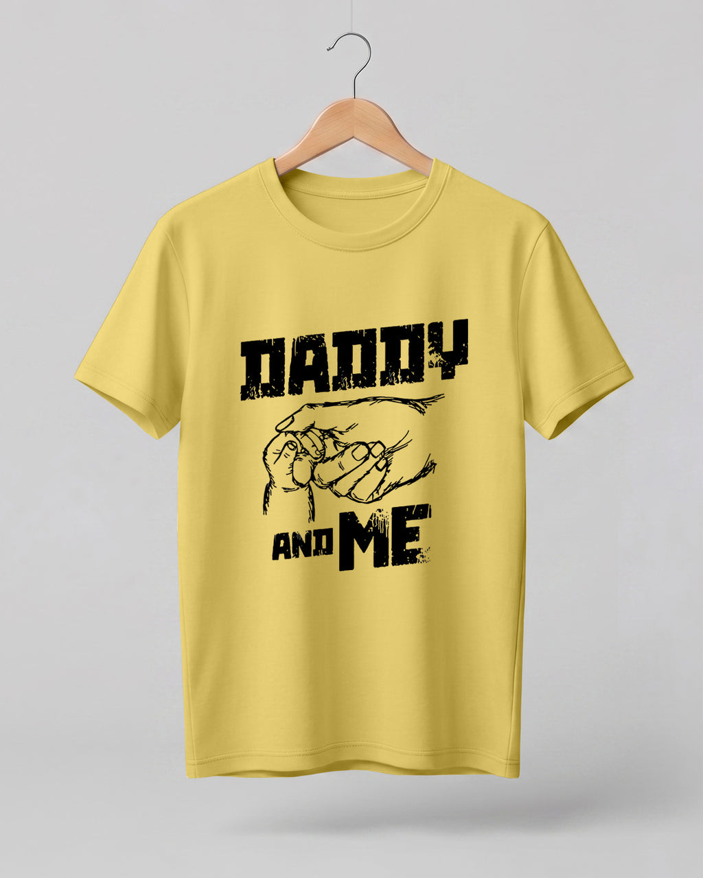 Daddy and Me Graphic Half Sleeve T-Shirt