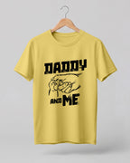 Daddy and Me Graphic Half Sleeve T-Shirt