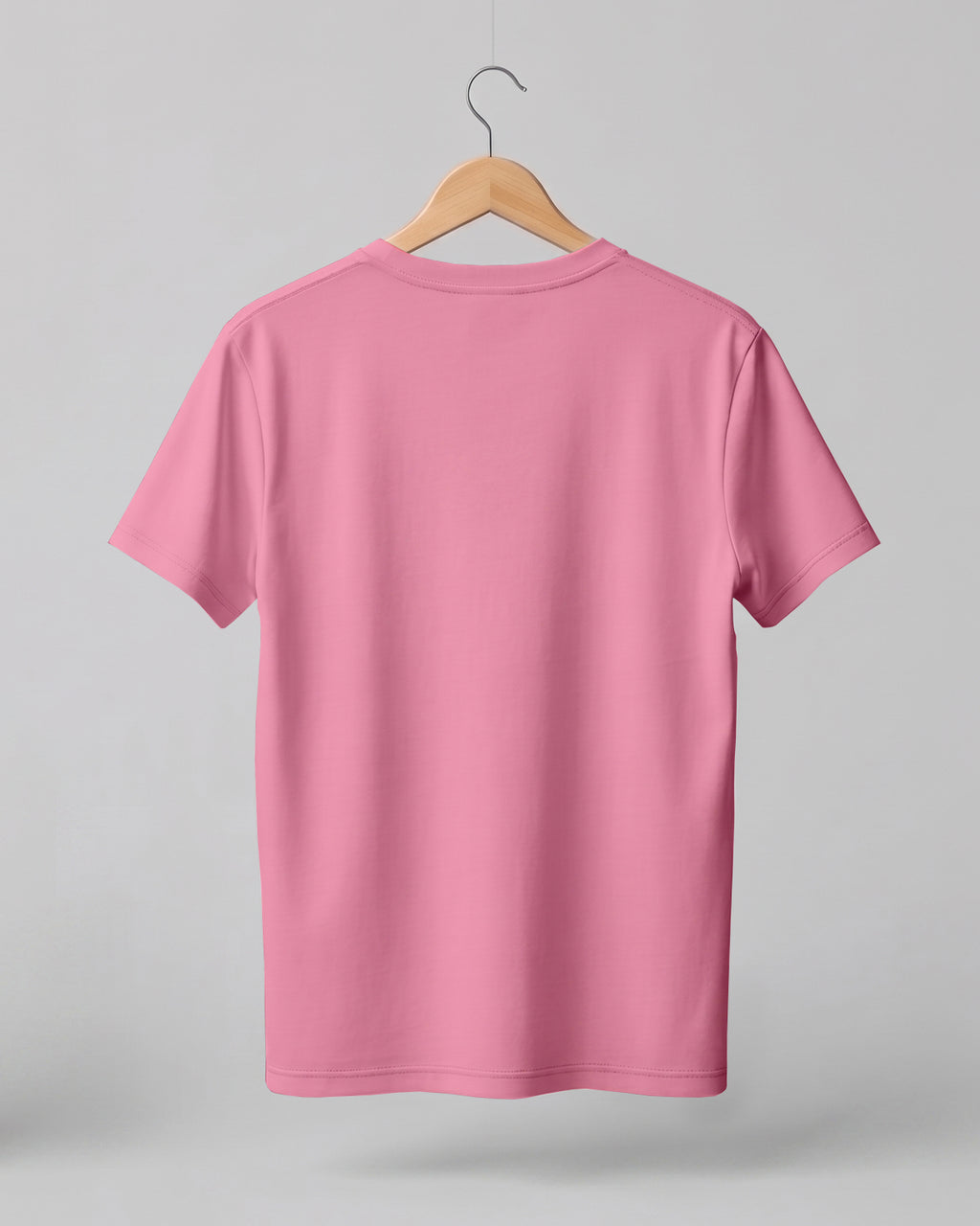 Flamingo plain half sleeve round neck t-shirt made from premium cotton, 180 GSM red label yarn, biowashed for softness and durability.