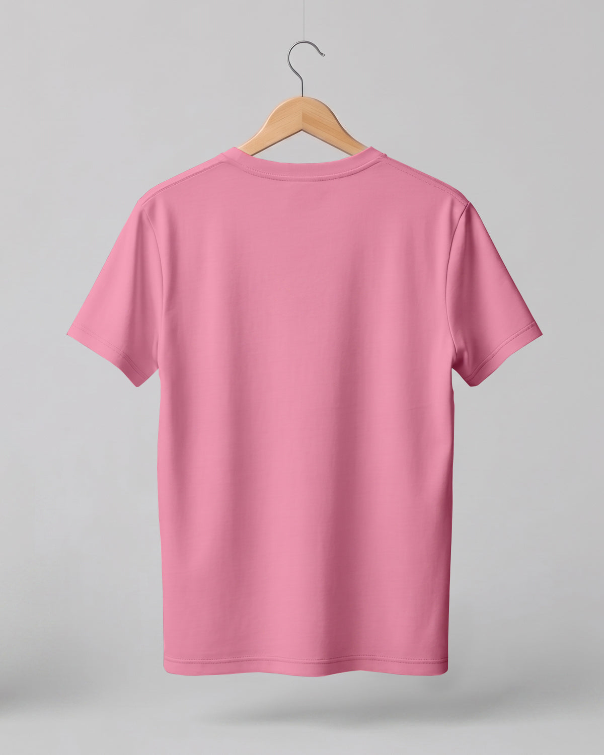 Flamingo plain half sleeve round neck t-shirt made from premium cotton, 180 GSM red label yarn, biowashed for softness and durability.