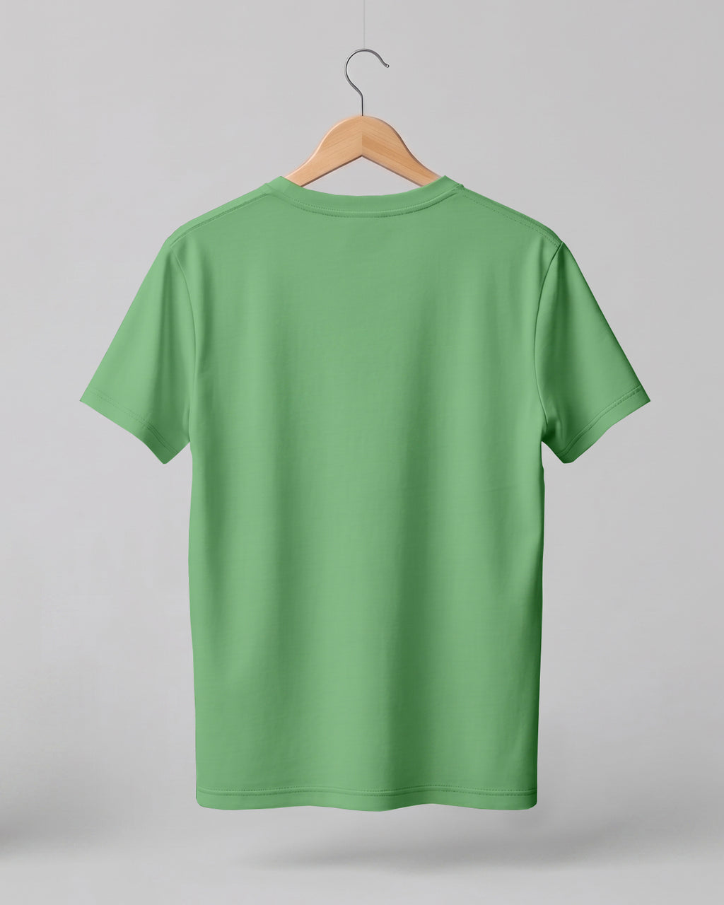 Pista plain half sleeve round neck t-shirt made from premium cotton, 180 GSM red label yarn, biowashed for softness and durability.